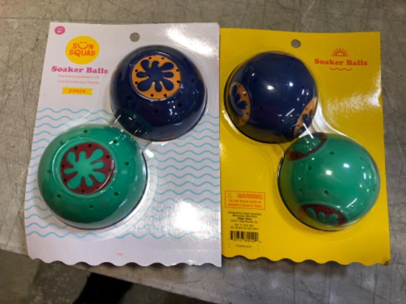 Photo 2 of 2x 2pk Super Splasher Balls - Sun Squad
