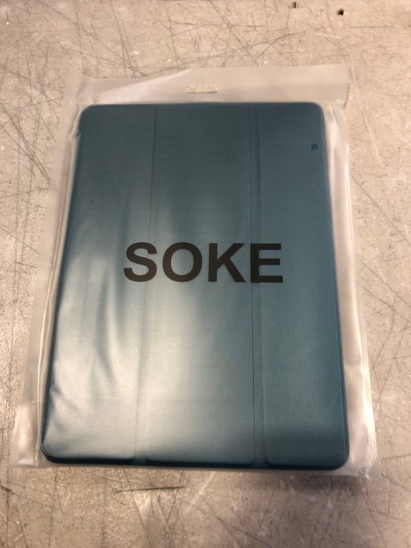 Photo 2 of Soke New iPad Pro 11 Case 2021(3rd Generation) - [Slim Trifold Stand + 2nd Gen Apple Pencil Charging + Smart Auto Wake/Sleep],Premium Protective Hard PC Back Cover for iPad Pro 11 inch(Teal)
