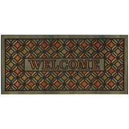 Photo 1 of 1'7.5"x3'11" Mosaic Design Doormat Sienna - Mohawk