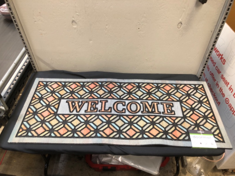 Photo 2 of 1'7.5"x3'11" Mosaic Design Doormat Sienna - Mohawk