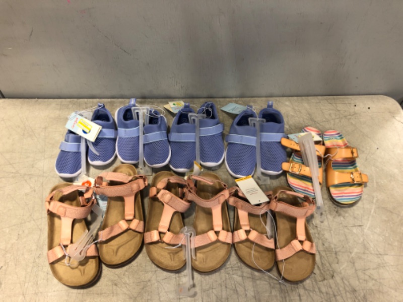 Photo 1 of GIRLS AND TODDLERS SHOES/ SANDAL BUNDLE---VARIOUS SIZES (8 PAIRS)