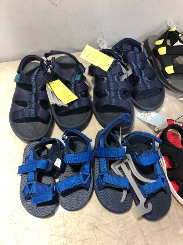 Photo 3 of BOYS AND TODDLERS SHOES/ SANDAL BUNDLE---VARIOUS SIZES 8 PAIRS