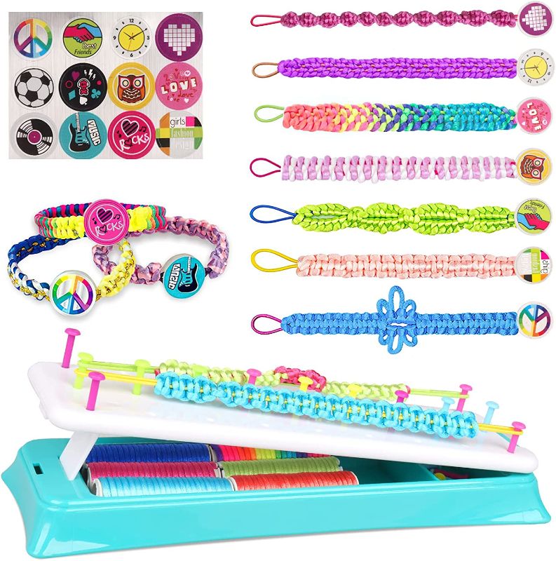 Photo 1 of Friendship Bracelet Making Kits for Girls - Sgokuno DIY Bracelet Maker Kit Toys Gifts for 5 6 7 8 9 10 11 12 13 Years Old Teen Girls, Handmade Bracelet String Toys for Kids Great Gifts