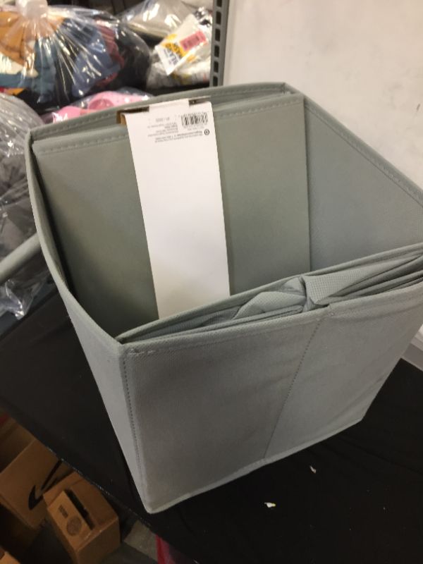 Photo 2 of 11 Fabric Bin Bundle 4pk Gray - Room Essentials