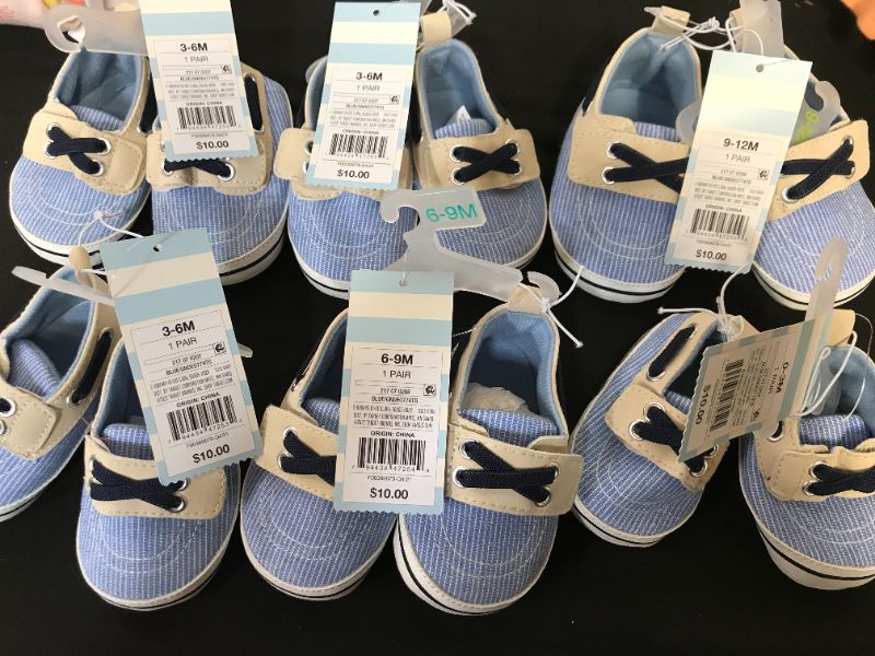 Photo 2 of Baby Boys' Chambray Boat Shoes - Cat & Jack™ ---- 6 PK 
