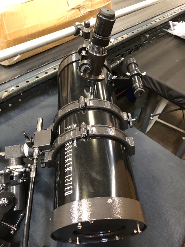 Photo 1 of Celestron - PowerSeeker 127EQ Telescope - Manual German Equatorial Telescope for Beginners - Compact and Portable - Bonus Astronomy Software Package - 127mm Aperture
USED OUT OF BOX ITEM
