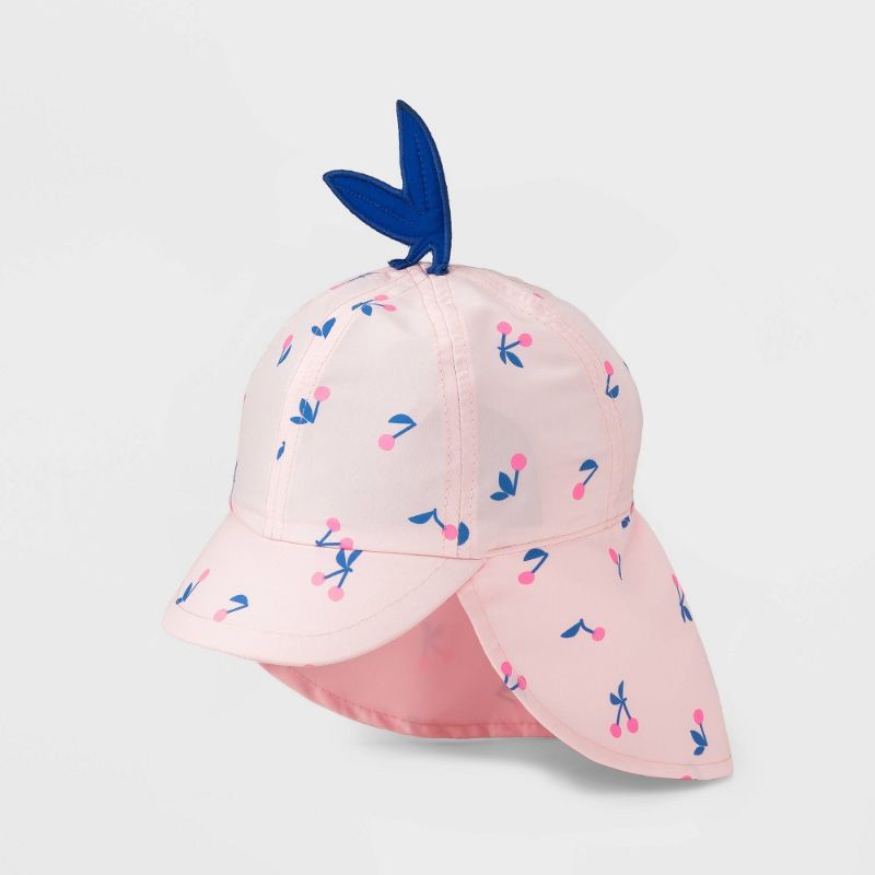 Photo 1 of Baby Girls' Cherry Print Sun Hat - Cat & Jack™ Pink
