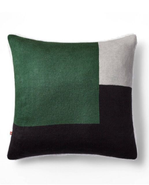 Photo 1 of 2 LEGO x Target Textural Color Block Knit Pillow 20" Green Gray Black Square 
