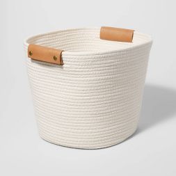 Photo 1 of 13" Decorative Coiled Rope Basket - Brightroom™ Dimensions (Overall): 11 Inches (H) x 13 Inches (W) x 14 Inches (D)


