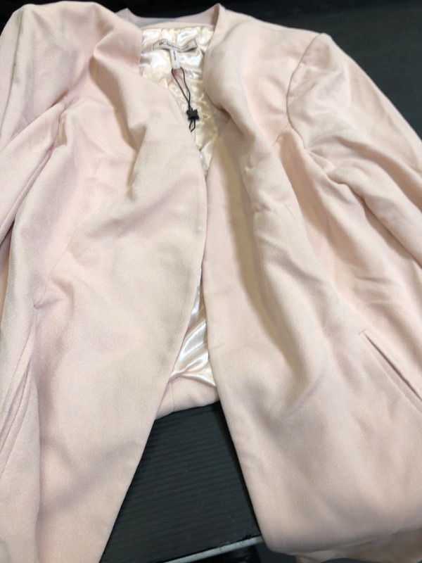 Photo 1 of BCBGeneration Women's Tuxedo Blazer Jacket  LARGE Rose Smoke