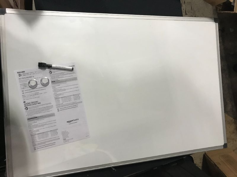 Photo 2 of Amazon Basics Magnetic Dry Erase White Board