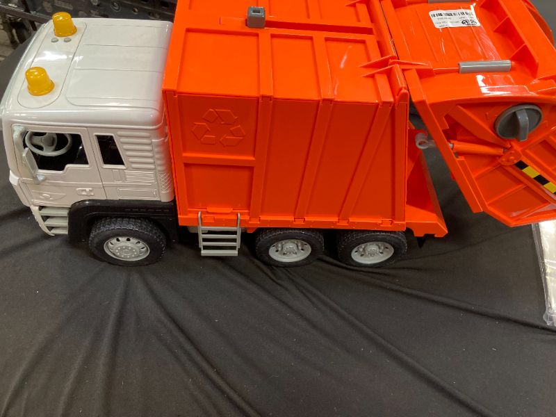 Photo 1 of DRIVEN – Toy Recycling Truck (Orange) – Standard Series