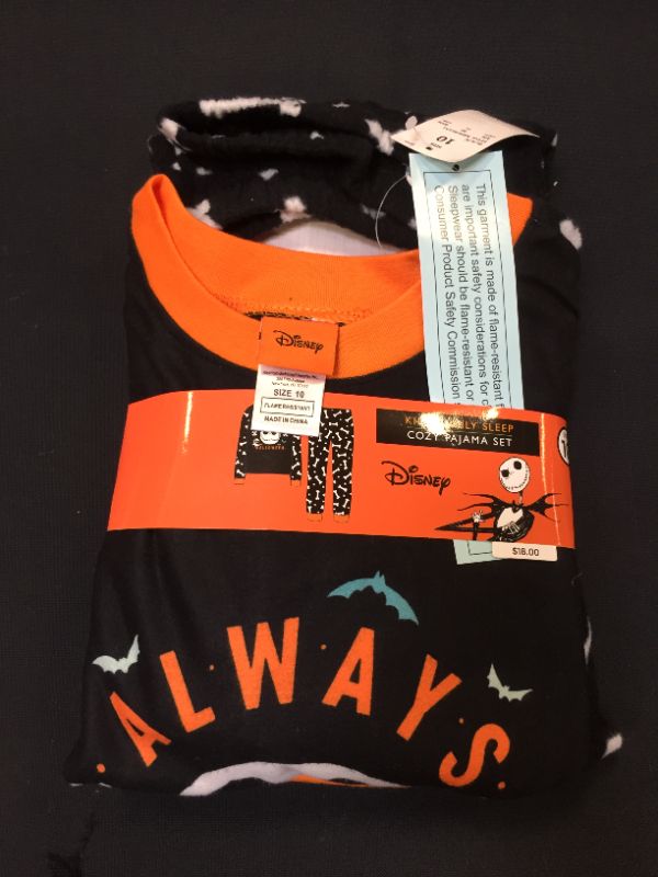 Photo 2 of Boys' The Nightmare Before Christmas Sleep Pajama Set - Black SIZE 10