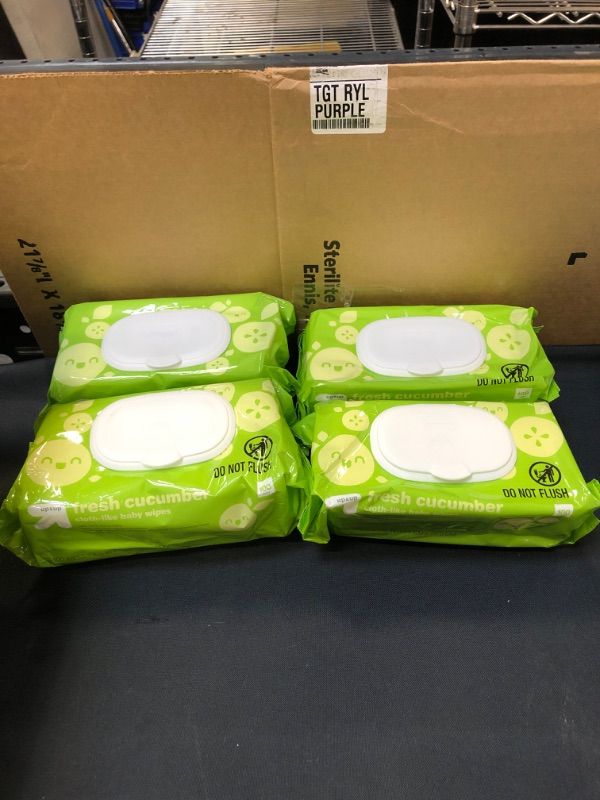 Photo 1 of 4 PACK OF FRESH CUCUMBER BABY WIPES 