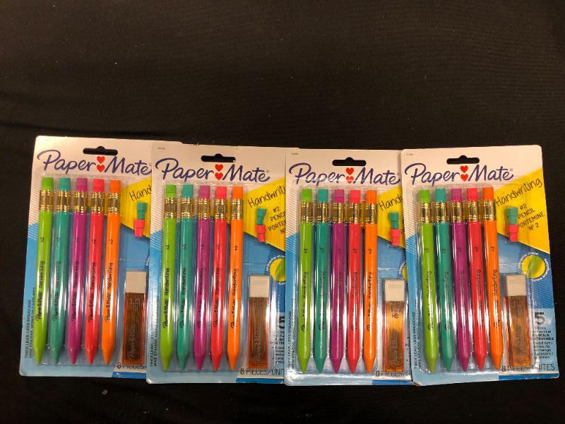 Photo 2 of Mechanical Pencil Set with Lead & Eraser Refill (4)