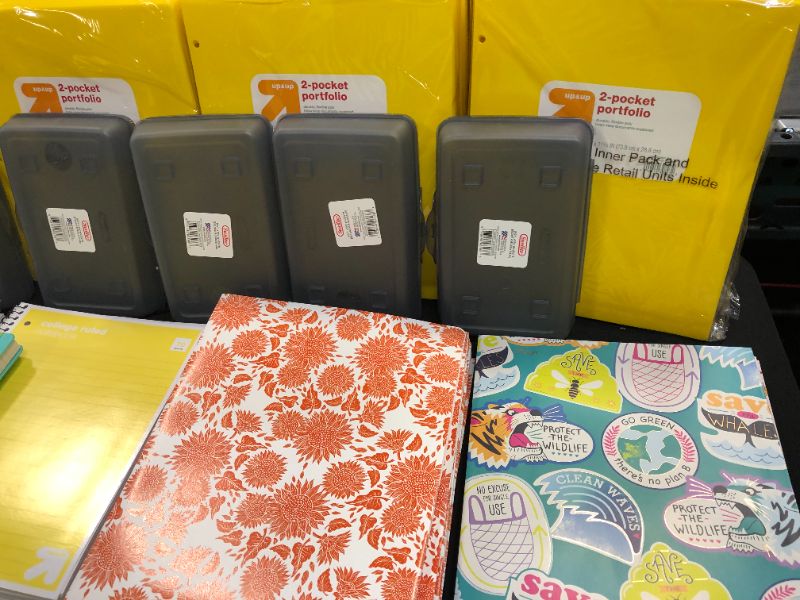 Photo 1 of MIX BOX LOT OF SCHOOL FOLDERS