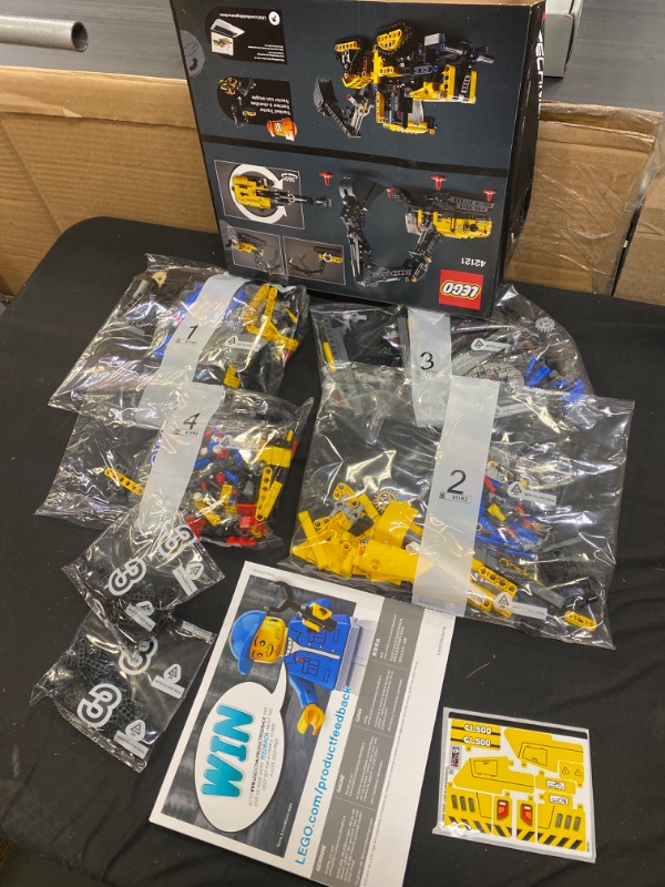 Photo 2 of LEGO Technic Heavy-Duty Excavator 42121 Toy Building Kit; A Cool Birthday or Anytime Gift for Kids Who Enjoy Construction Toys; The 2-in-1 Design Gives Hours More Building Fun, New 2021 (569 Pieces) Building set * Damaged box 