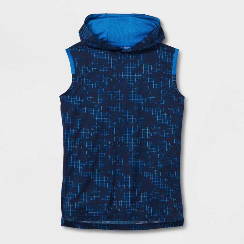 Photo 1 of Boys' Sleeveless Printed T-Shirt - a in Motion™, Size 12/14
