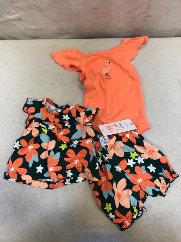 Photo 2 of Carter's Just One You® Baby Girls' Tropical Floral Top & Bottom Set - SIZE NEWBORN 
