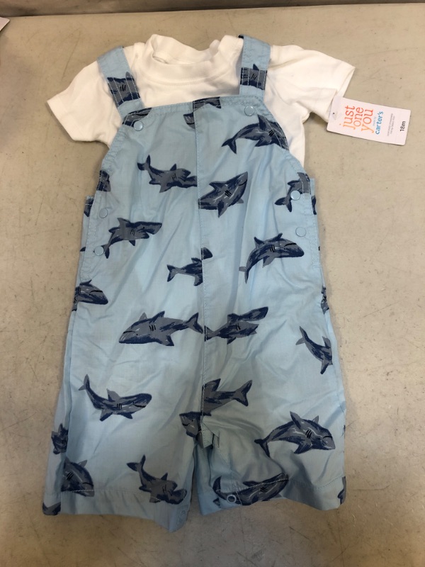 Photo 2 of Baby Boys' Shark Top & Bottom Set - Just One You® Made by Carter's SIZE 18M
