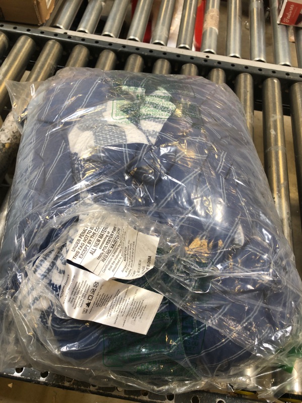 Photo 1 of AMAZON BASICS BLUE COMFORTER