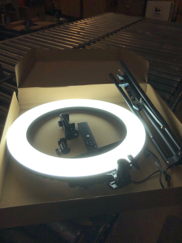 Photo 3 of 18inch Dimmable LED Ring Light Kit with Stand