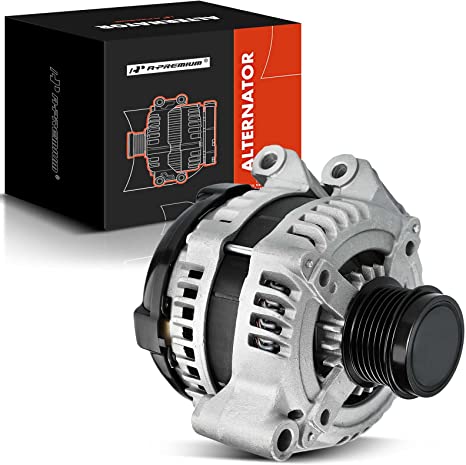 Photo 1 of A-Premium Alternator Compatible with Chrysler 200 11-14, Town & Country 11-16 & Dodge Avenger 11-14, Grand Caravan 11-20, Journey 11-19 & Ram C/V & VW Routan, V6 3.6L, 12V 160 Amp, 6-Groove Pulley