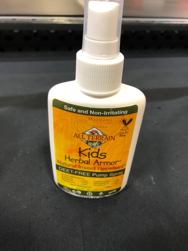 Photo 2 of All Terrain Insect Repellent, Natural, Kids Herbal Armor, Pump Spray - 4.0 fl oz