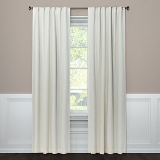 Photo 1 of 1pc Blackout Aruba Linen Window Curtain Panel - Threshold™