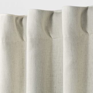 Photo 3 of 1pc Blackout Aruba Linen Window Curtain Panel - Threshold™