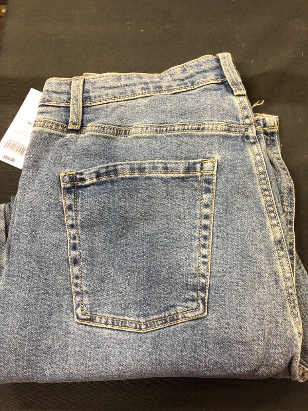 Photo 3 of 
Women's Super-High Rise Straight Jeans - Wild Fable™ Medium Blue size 8 /29 waist 