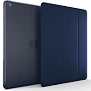 Photo 1 of Zeox iPad Pro 12.9" Case (2015 release) - Slim Ultra Lightweight Stand Smart Protective Cover with Transparent Anti Fingerprint Back Protector & Auto Sleep/Wake Feature - Navy Blue
