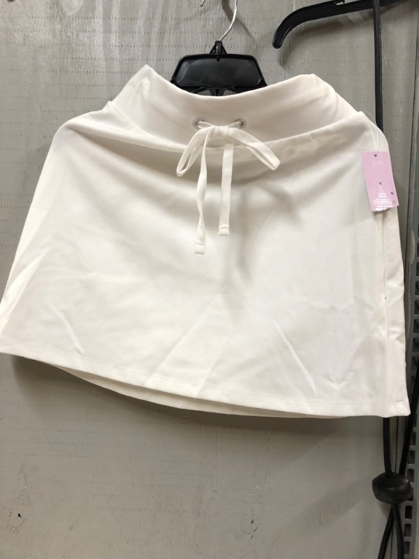 Photo 2 of Women's Knit Tennis Mini A-Line Skirt - Wild Fable White S