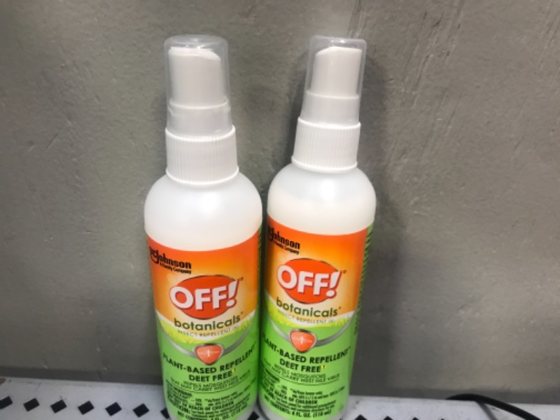 Photo 2 of 2 pcs Off! Botanicals Insect Repellent IV - 4 fl oz