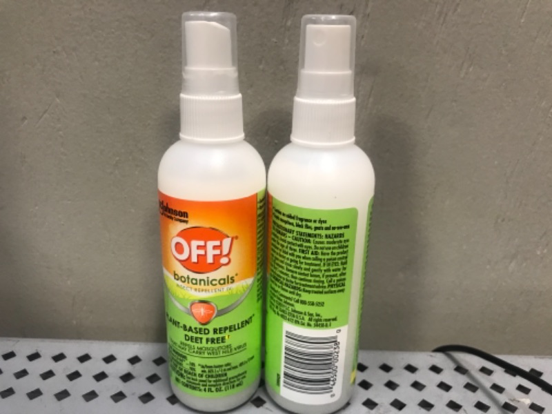 Photo 2 of 2 pcs Off! Botanicals Insect Repellent IV - 4 fl oz