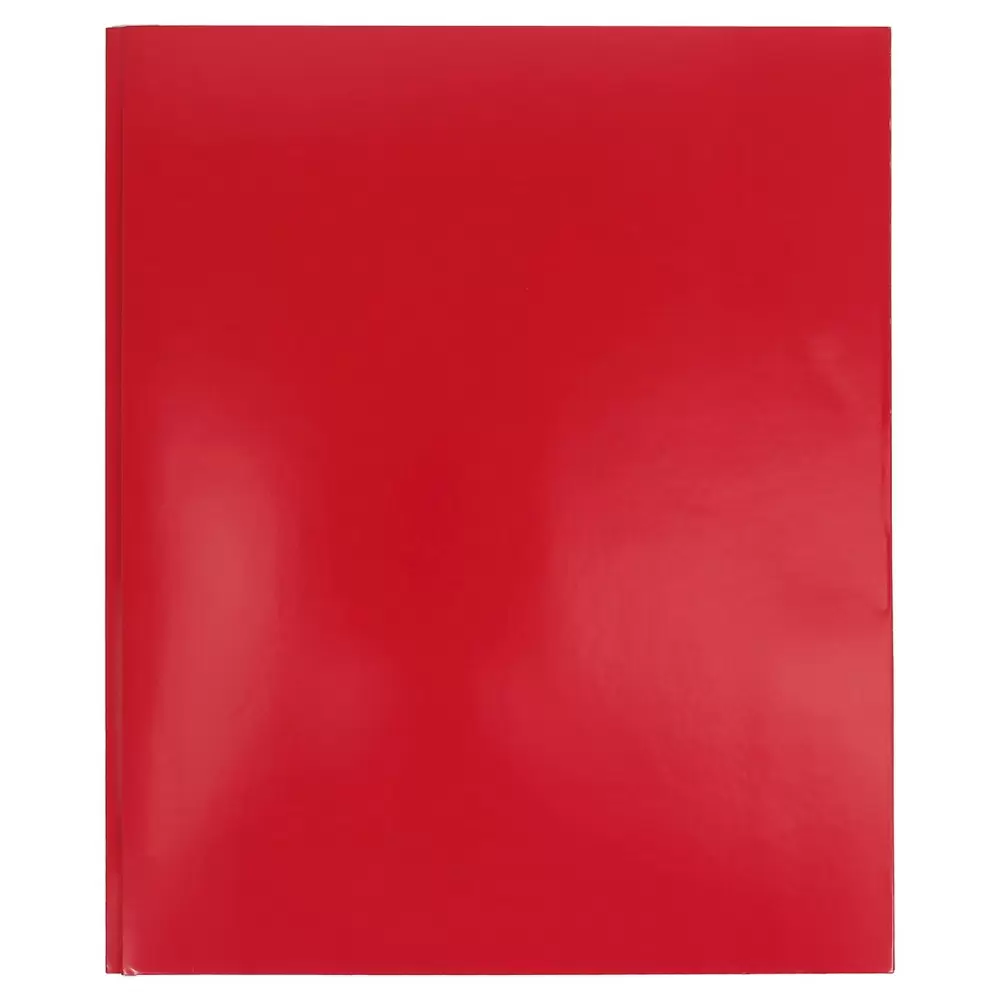 Photo 1 of 2 Pocket Paper Folder with Prongs Red - Pallex * 20 Count 
