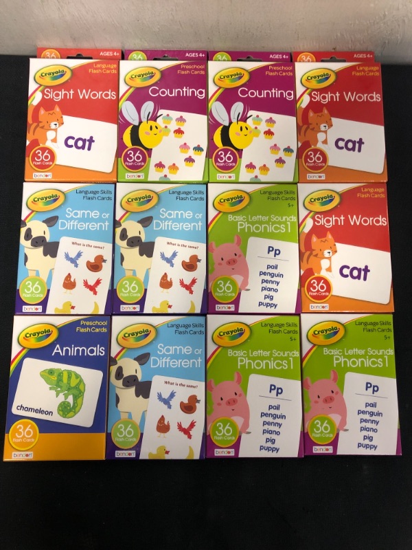 Photo 1 of 12 Count Flashcards * Different Styles  