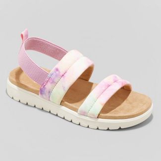 Photo 1 of 
Girls' Hazel Slip-On Pull-On Footbed Sandals - Cat & Jac
