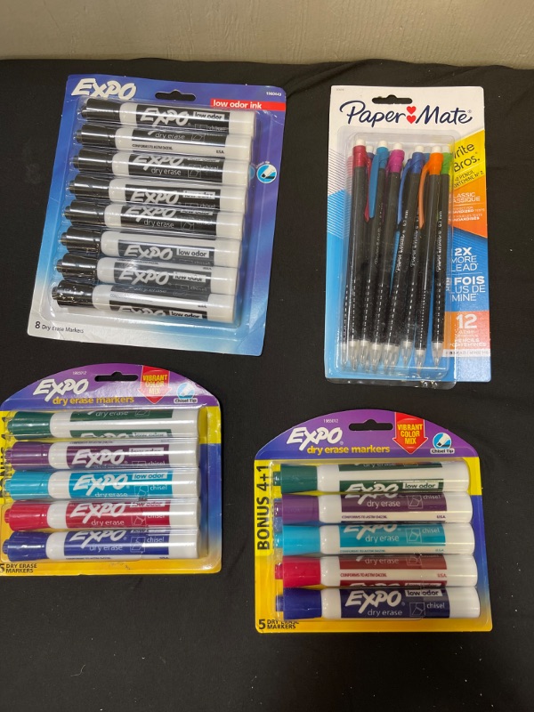 Photo 1 of Back To School Bundle
Dry Erase Markers & Mechanical Pencils