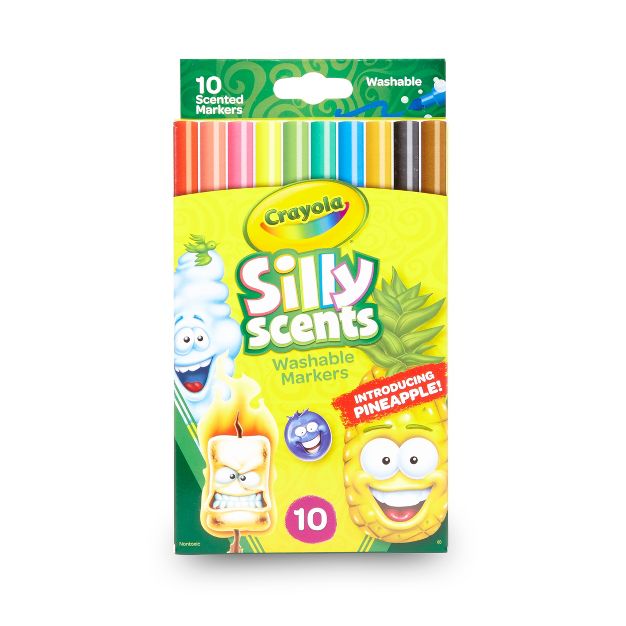 Photo 1 of 4 Packs -Crayola Silly Scents Markers Fineline 10ct


