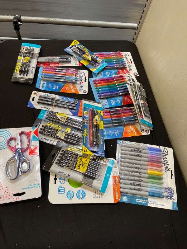 Photo 1 of Back To School. Pen Bag Lot & School Supplies