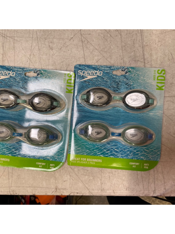 Photo 2 of 2 sets Speedo Kids' 2pk Splasher Goggles

