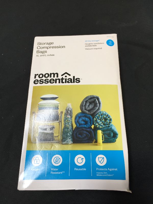 Photo 2 of 3 Cube Compression Bags Combo Clear - Room Essentials