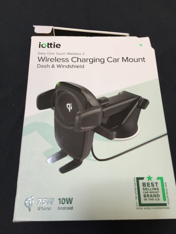 Photo 3 of Iottie Easy One Touch Wireless 2 Wireless Charging Car Mount, Dash & Windshield