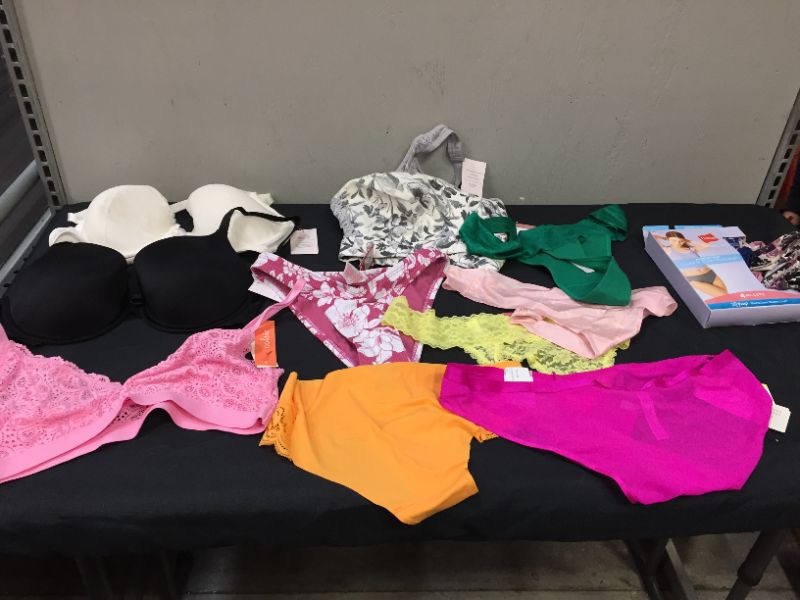 Photo 1 of BAG LOT OF WOMEN'S UNDERWEAR AND BRAS "DIFFERENT STYLES AND SIZES --SOLD AS IS --