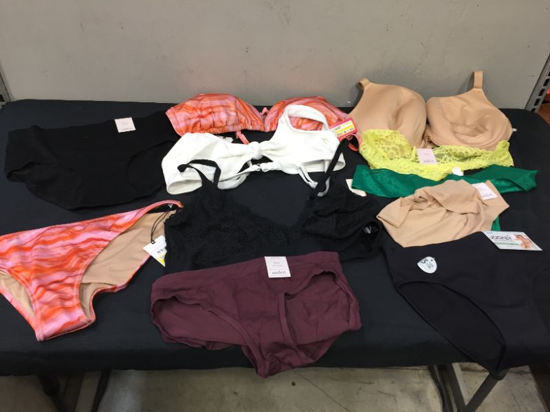 Photo 1 of BAG LOT OF WOMEN'S UNDERWEAR AND BRAS "DIFFERENT STYLES AND SIZES --SOLD AS IS --