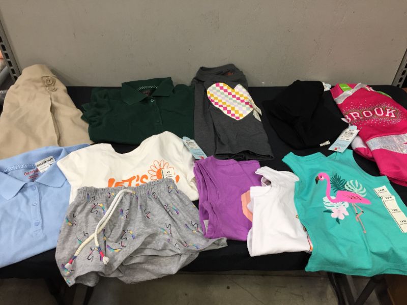 Photo 1 of BAG LOT OF GIRLS CLOTHING "DIFFERENT STYLES ANS SIZES" --SOLD AS IS --