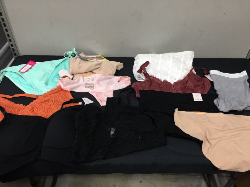 Photo 1 of BAG LOT OF WOMEN'S UNDERWEAR AND BRAS  "DIFFERENT STYLES ANS SIZES" --SOLD AS IS --