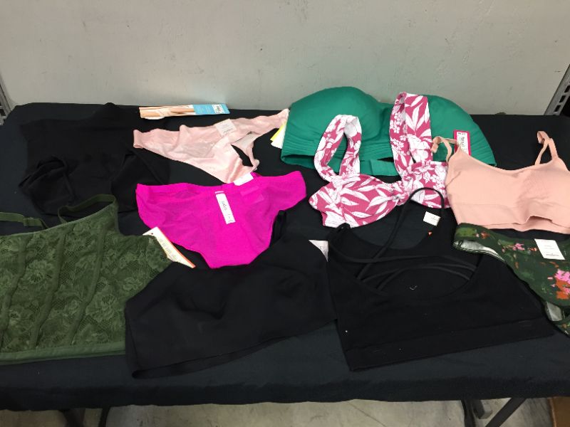 Photo 1 of BAG LOT OF WOMEN'S UNDERWEAR AND BRAS  "DIFFERENT STYLES ANS SIZES" --SOLD AS IS --