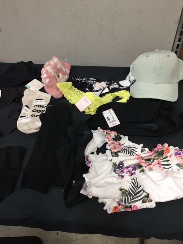 Photo 1 of BAG LOT OF WOMEN'S UNDERWEAR AND BRAS  "DIFFERENT STYLES ANS SIZES" --SOLD AS IS --